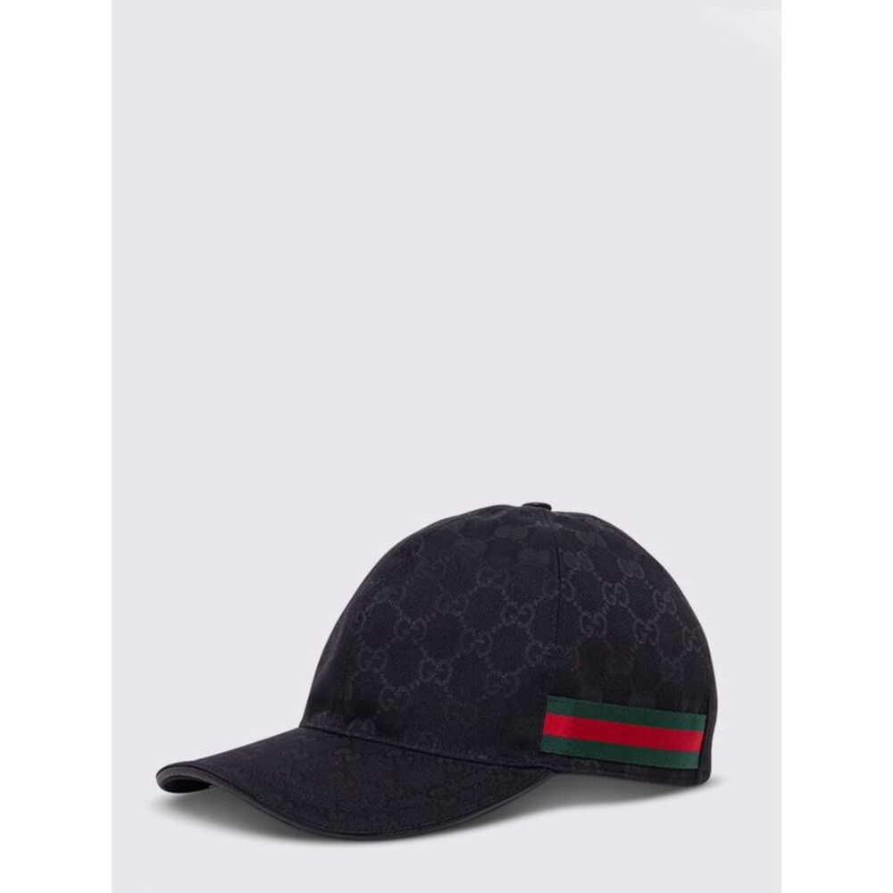 Gucci Men Gg Monogram Striped Baseball Cap Gucci In Fabric